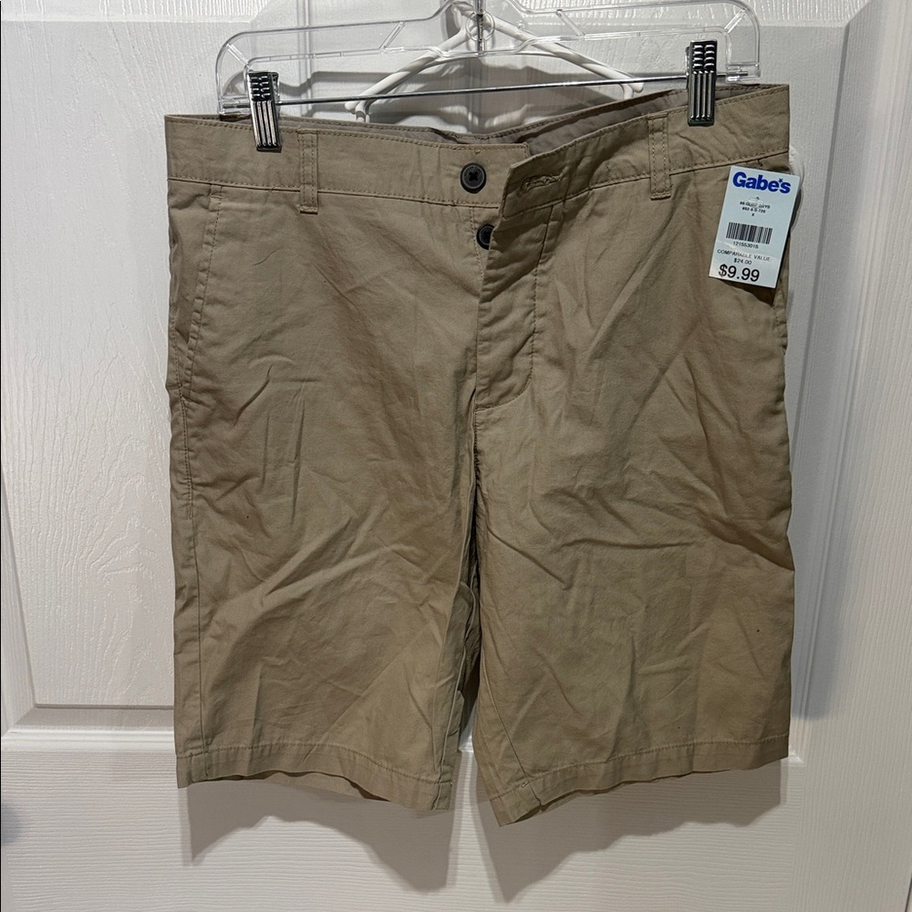 Divided Men's Khaki Flat Front Shorts